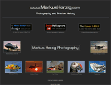Tablet Screenshot of markusherzig.com